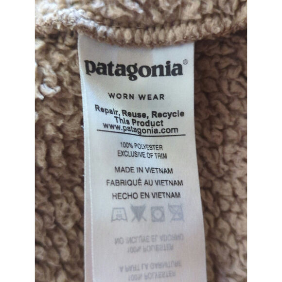 Patagonia Brown Los Gatos 1/4-Zip Pullover Sweater Mens S Fleece Outdoor Gorp - Picture 6 of 8